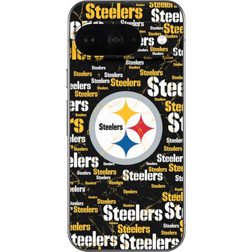 NFL Pittsburgh Steelers Black Blast Google Pixel 9 Skin